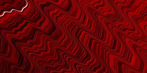 Dark Red vector pattern with curved lines. Colorful illustration, which consists of curves. Pattern for busines booklets, leaflets