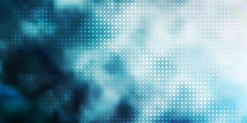 light blue vector layout with circle shapes. illustration with set of shining colorful abstract sphe