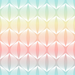 Abstract geometric line seamless pattern