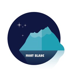 Canvas Print - mont blanc