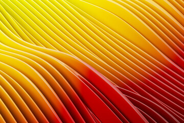 Poster - Abstract wave background. 3d rendering - illustration.