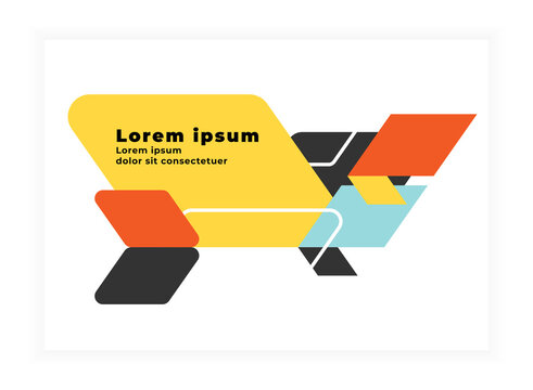 Abstract background, Dynamic geometric shapes compositions, Flat and clean style, Applicable for any graphic works.