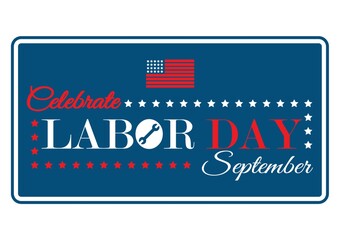 Poster - labor day label