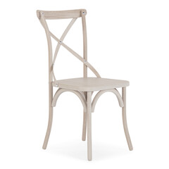 Vienna chair isolated on a white background. Clipping path included. 3D rendering.