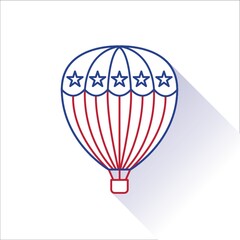 Sticker - hot air balloon