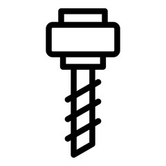 Poster - electric milling machine icon. outline electric milling machine vector icon for web design isolated 