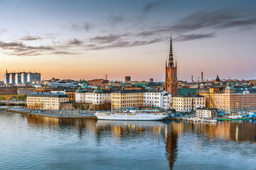 Fototapete - View of Riddarholmen, Stockholm, Sweden