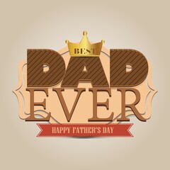 Wall Mural - happy father's day wallpaper