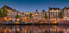 Amsterdam Canal In The Netherlands
