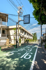 Wall Mural - 可変標識板の道路標識