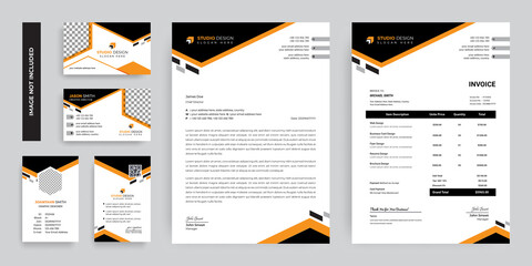 Modern Corporate identity branding Stationery Template Design