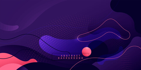 Abstract wallpaper design with fluid shapes. Vector illustration.