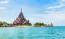 Sanctuary Of Truth In Pattaya, Thailand.