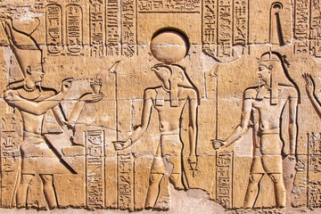 Ancient temple of Kom Ombo, Aswan, Egypt.