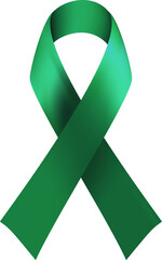 jade satin ribbon on a white background.
Realistic jade ribbon as a sign of solidarity and awareness. Problems
hepatitis B and hepatocellular carcinoma. 3d illustration