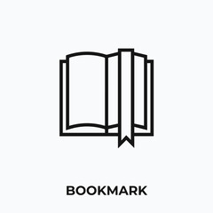 Aufkleber - bookmark icon vector. bookmark sign symbol