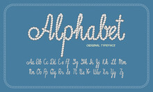 Letters Made From Nautical Rope - Hand Written Font