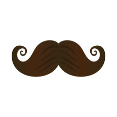 Poster - Isolated mustache icon vector design