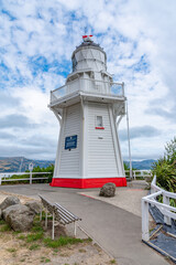 Sticker - Lighthouse at Akaroa, New Zealand