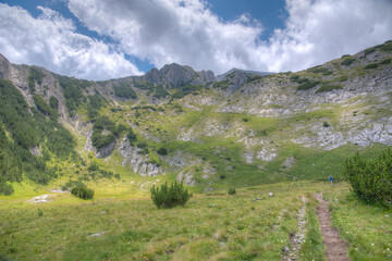 Vihren peak at Pirin national park is second highest peak in Bulgaria