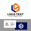 © JVMIYO DSGN - LS geometric logo design with business card templates