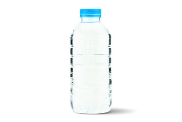 Wall Mural - Drinking water bottle isolated on white background with clipping path