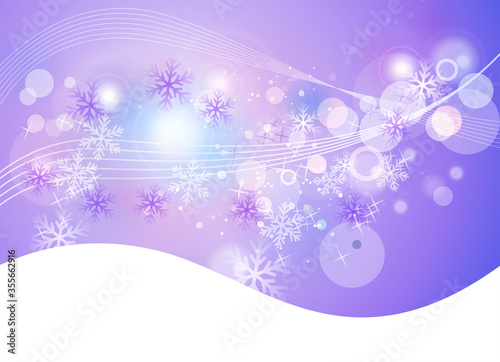 冬と結晶をイメージした幻想的で綺麗な背景 Stock Vector Adobe Stock