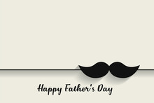 Minimal Style Happy Fathers Day Background Design
