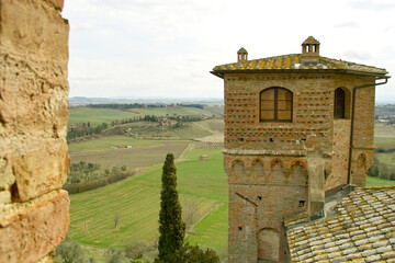 Castello a Siena. Albergo