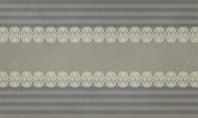 vintage striped shabby texture with copy space and lace