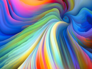 Wall Mural - Swirling Colors Wallpaper