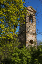 
The Ruins Of A Village Church In A Deserted Place ,