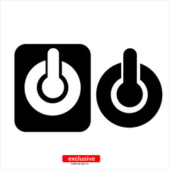 Fototapete - logout symbol icon.Flat design style vector illustration for graphic and web design.