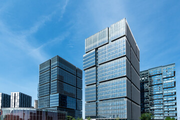 Office glass wall of financial center, Chongqing, China