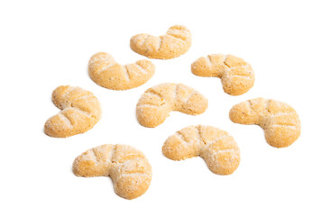 shortbread cookies isolated