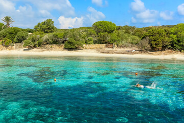  La Maddalena beach, Sardinian Emerald Coast, Italy.