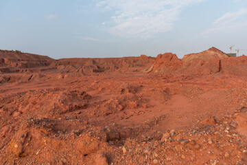 Wall Mural - Wilderness gravel sand mound landscape