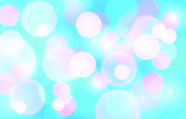 Bokeh background. Soft light effect wallpaper. Abstract background bokeh blurred. Shiny bokeh light effect. Vector illustration.