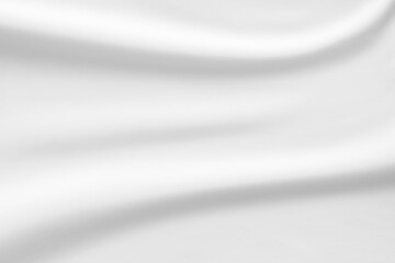 Wall Mural - white fabric smooth texture surface background