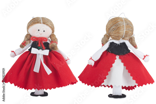 traje muñeca de trapo