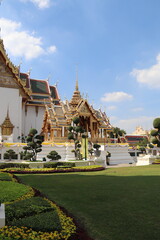 Canvas Print - Jardin du palais royal à Bangkok, Thaïlande