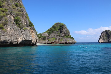 Sticker - Plage à Koh Haa, Thaïlande