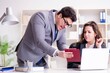 © Elnur - Angry boss unhappy with female employee performance