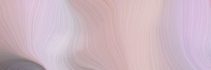 Aufkleber - soft artistic art design graphic with contemporary waves design with silver, old lavender and thistle color