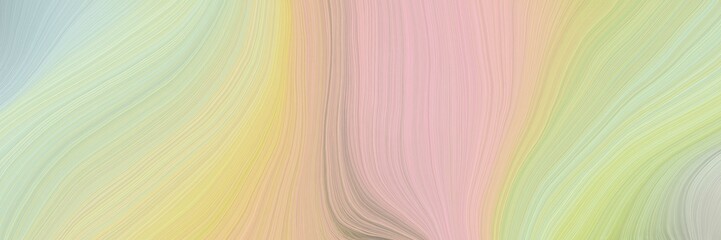 Aufkleber - soft background graphic with abstract waves design with pastel gray, tan and burly wood color