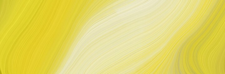 Aufkleber - soft abstract art waves graphic with contemporary waves design with pastel orange, khaki and wheat color