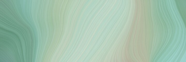 Aufkleber - soft background graphic with modern curvy waves background design with ash gray, slate gray and light gray color