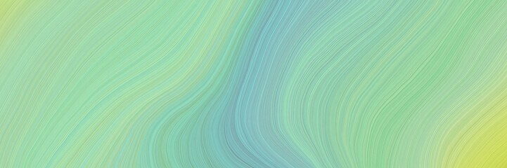 Aufkleber - soft creative waves graphic with abstract waves design with ash gray, dark khaki and khaki color