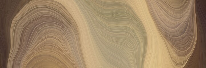 Aufkleber - soft artistic art design graphic with curvy background design with gray gray, old mauve and burly wood color