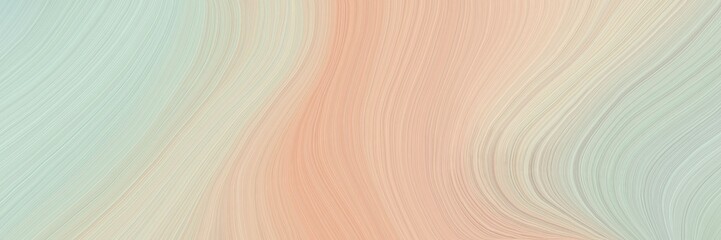 Aufkleber - soft artistic art design graphic with modern soft curvy waves background illustration with pastel gray, silver and light gray color